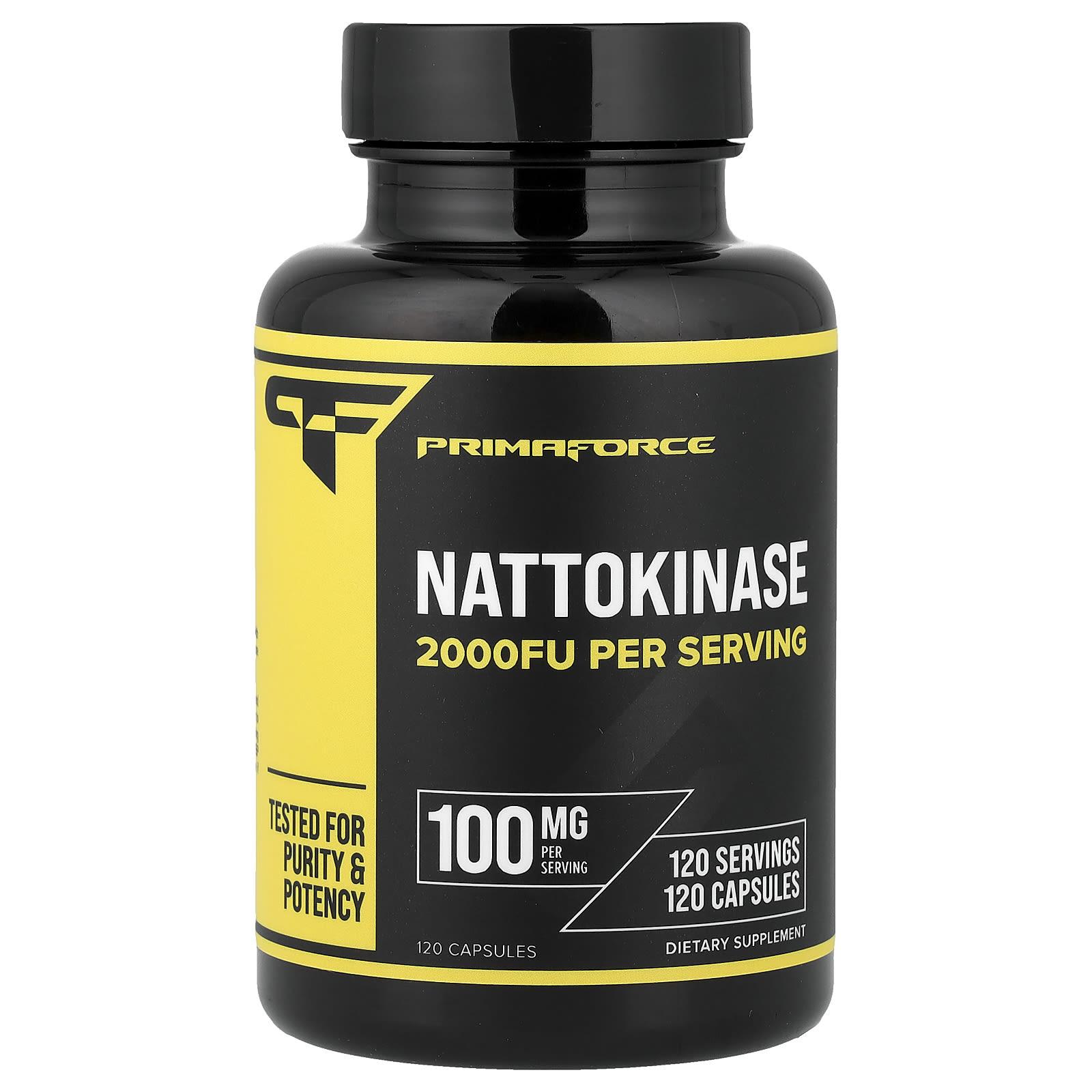 

Primaforce, Nattokinase, 100 mg, 120 Capsules