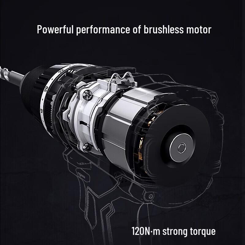 Dongcheng 20V Brushless Cordless Impact Drill/Driver CN Plug (adapter Included)