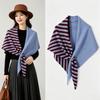Soft Wool Triangle Scarf Warm Winter Shawl Wrap New Knitted Triangular Scarf  Women