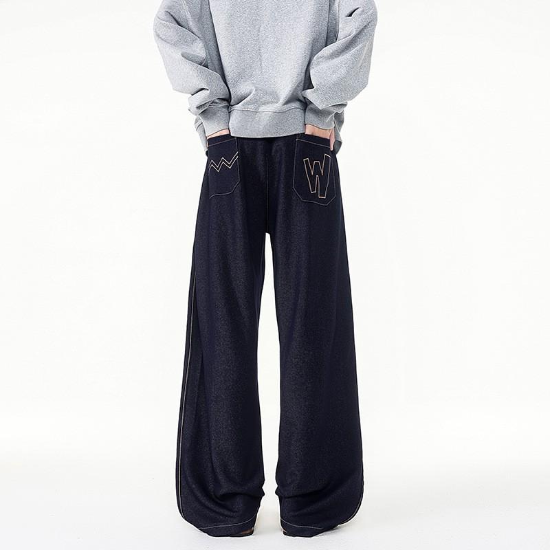Teen Relaxed Straight Leg Sweatpants - Loose Fit Striped Men Women Plus Size Casual Sports Pants