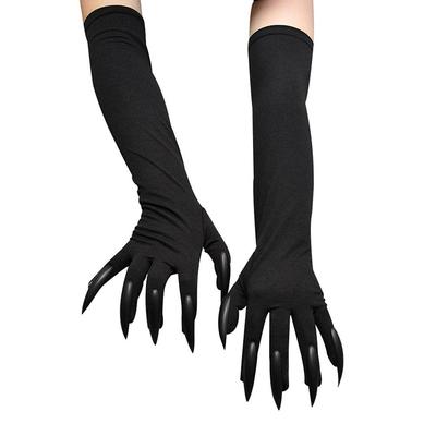 Stogis Halloween Handtasche mit langen Krallen, Geisterarmstulpen, Lange Handschuhe, Cosplay Kostüm, Horror Accessoires, Scherzartikel, Bühnenrequisiten, Unisex,