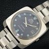 USED AUTOMATIC 46941 VINTAGE ORIENT JAPAN MENS BLUE COLOR DIAL WATCH A702232-5 R123-a702232