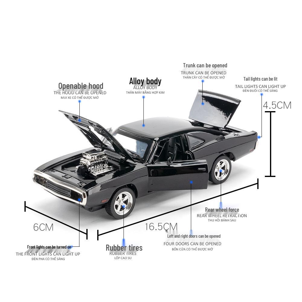 Boxed 1:32 Fast 7 Dodge Charger Model Car Toy