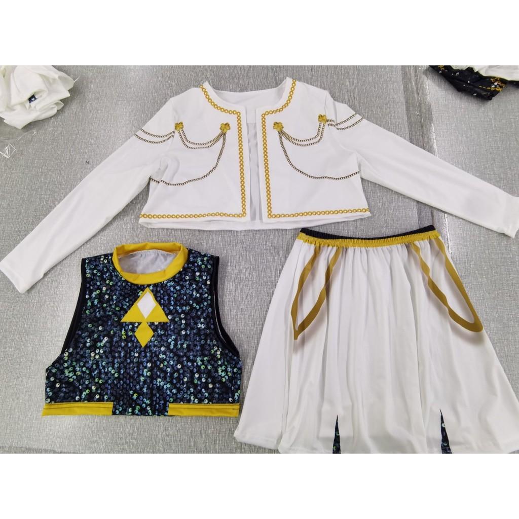 Meitenes K-POP Superzvaigznes Ballītes Cosplay Kostīms Bērnu Dziedātāja Rumi Mira Zoey Skolas Skatuves Šova Ietērps