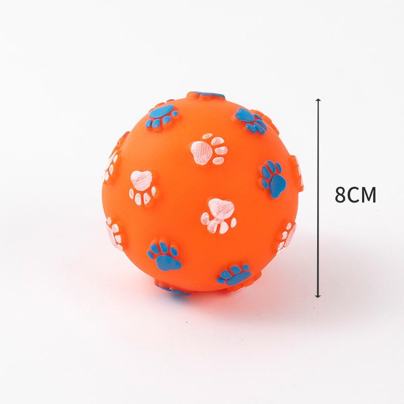 Vinyl Bissfestes Hunde-Soundspielzeug zur Zahnreinigung und zum Training