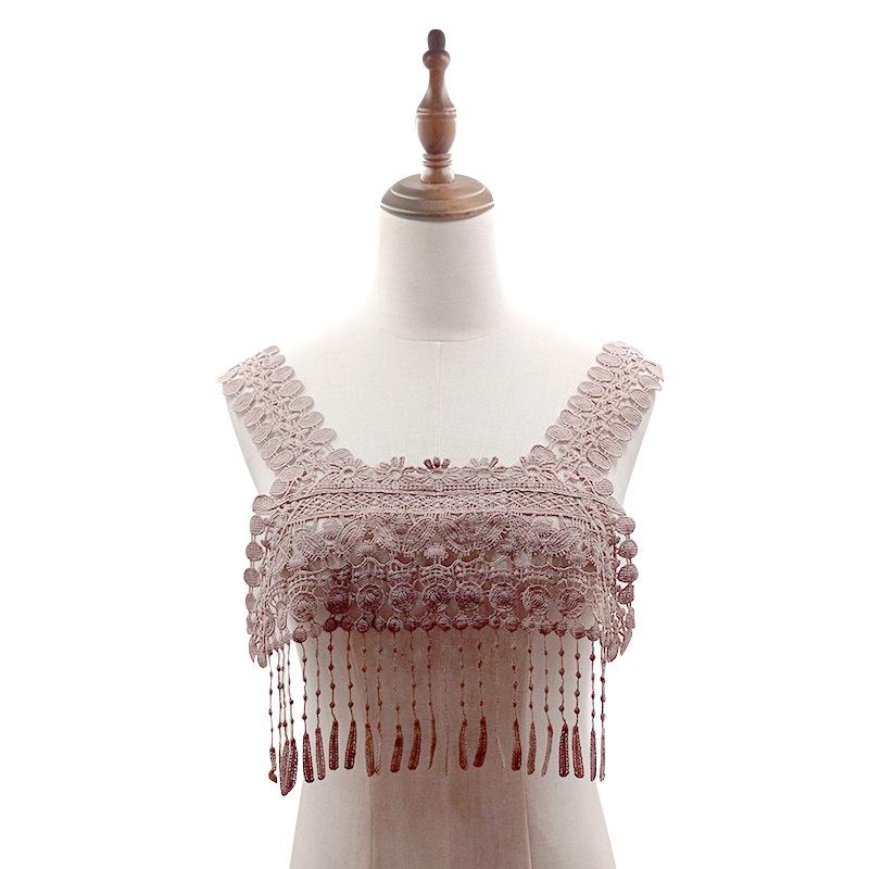 Water-Soluble Lace Collar, Milk Silk Embroidered Corsage, Hollow Embroidered Beard False Collar Diy Lace Accessories