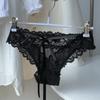 Transparent Lace Flower Panties Seamless Women Underwear Lingerie Lace Mesh Briefs  Lady