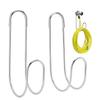 2 Pieces Water Pipe Hook, Strong Load Bring and Flexible Installation 304 Stainless Steel Water Pipe Hook for Drill Cables
