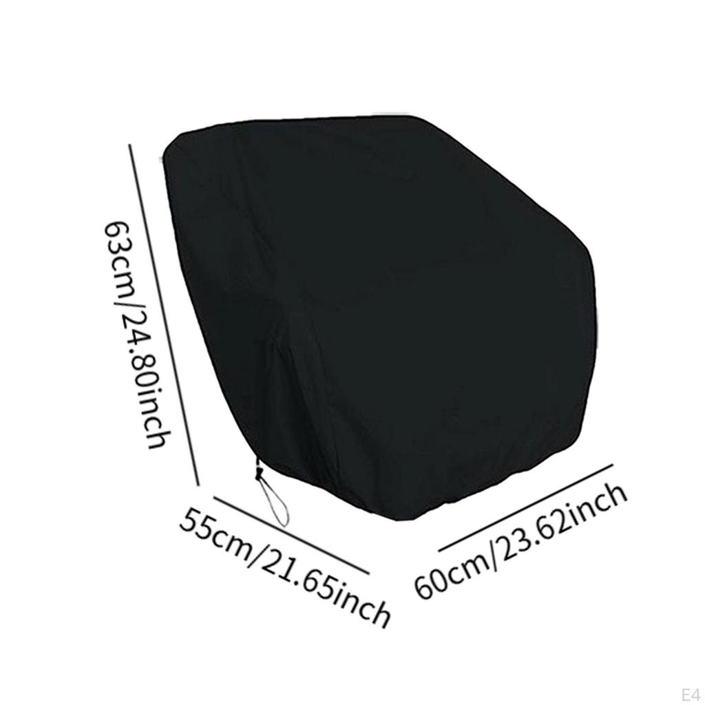 Boat Seat Cover Chair Oxford Cloth Elastic Fastening Yacht Fishing Chairs Bench