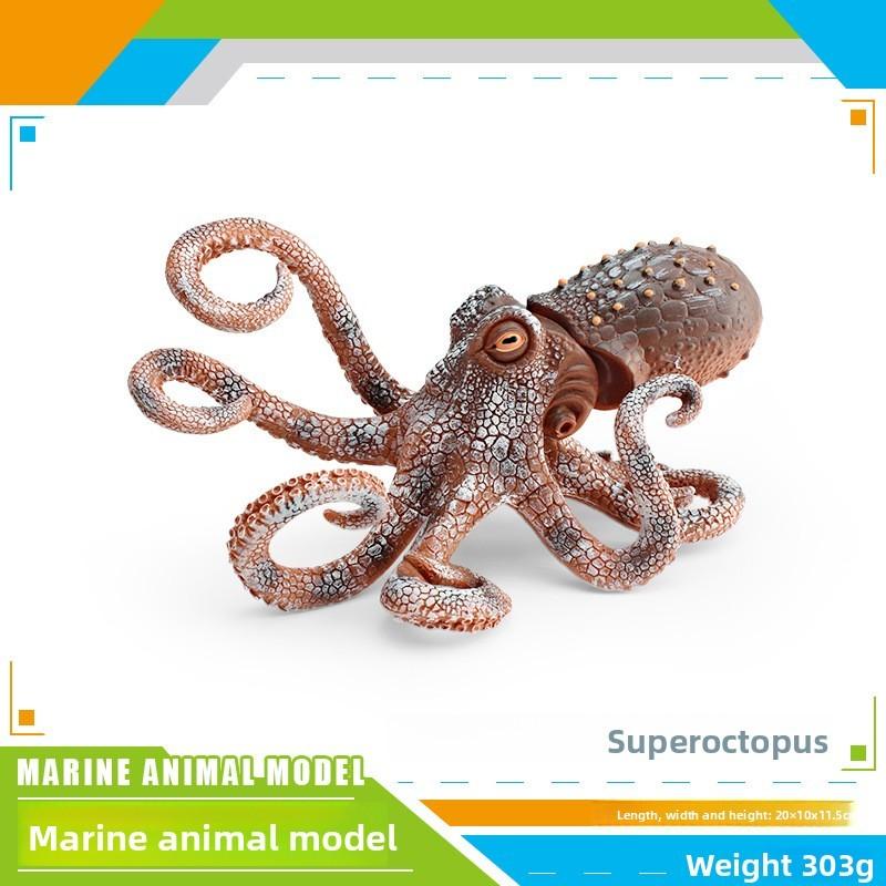 Marine Life Pvc Octopus Model For Childrens Educational Decor