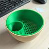 Dry Fruit Cleaner Professional Duals-Chamber Pistachios Bowl Practical Dry Fruits Cleaning Tool Kitchen Gadget