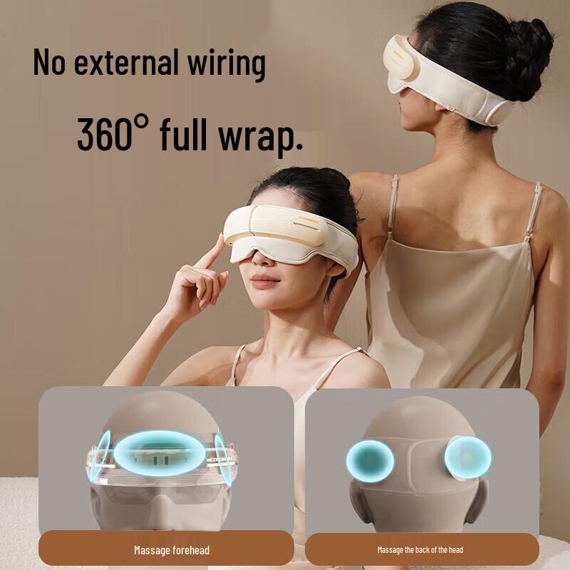 Bluetooth Head & Eye Massager with Heat