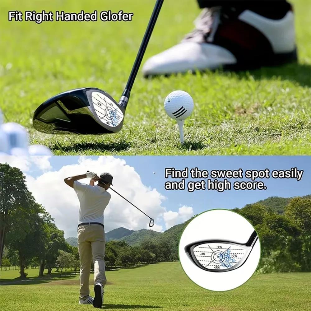 10Pcs Golf Impact Tape Stickers Swing Hit Recorder Labels for Driver Iron Putter Useful Golf Swing Training Practice Aid 5