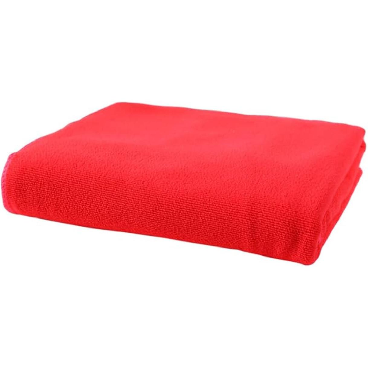 PRETYZOOM Полотенца для ванной Полотенца Экстра большого размера Пляжное полотенце для душа Детское пляжное полотенце Турецкое полотенце Быстросохнущее полотенце для ванны Вафельное полотенце Спа Большого размера Тряпка 140.00X70.00X0.50CM красный