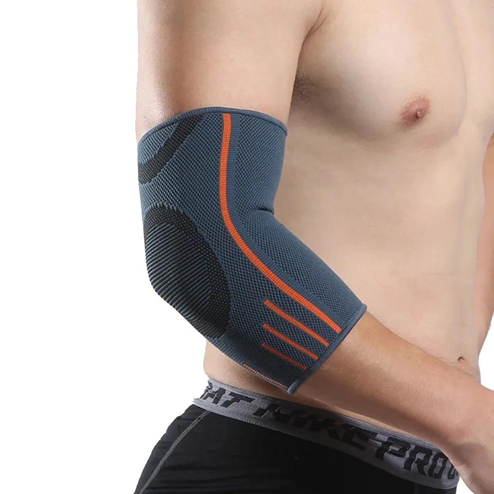 Breathable Elbow Compression Sleeve Support For Volleyball Tennis Gym Non-Slip Arthritis Pain Relief Arm Protector