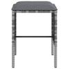 Vidaxl 5-Cz. Garden Lounge Set, With Cushions, Poly Rattan