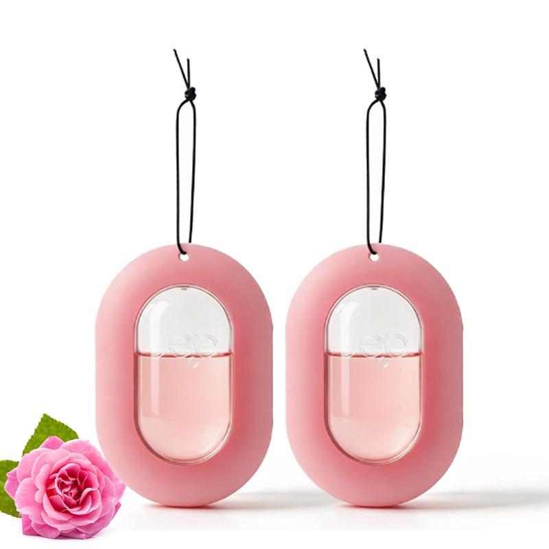 30 Day Long-Lasting Fragrance Enhancing Car Essential Oil Pendant, Breathable Film Hanging Decoration, Car/bathroom/wardrobe & Bathroom Air Freshener