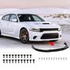 Do Dodge Charger SRT 2015- Samochód Przedni Zderzak Wargę Spoiler Rozdzielacz Czarny Węglowy Styl V2 Wargę Zderzaka Pokrywa Dyfuzora Osłona