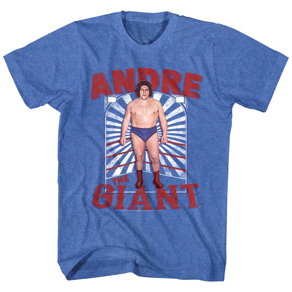 Andre the Giant Wrestling Ring Turnbuckle Red Boots Men T Shirt WrestleMania