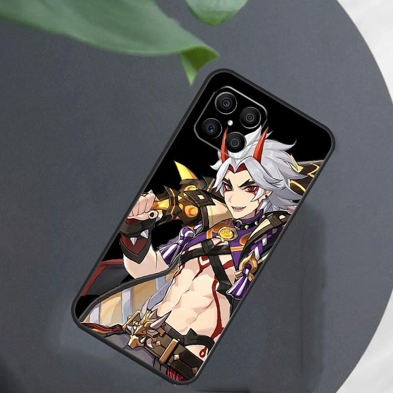 Genshin Impact Arataki Itto For Honor Magic 5 6 7 8 Pro Case For Honor 400 200 50 70 Lite X8c X8b X9a X9b X9c X9d Win RT