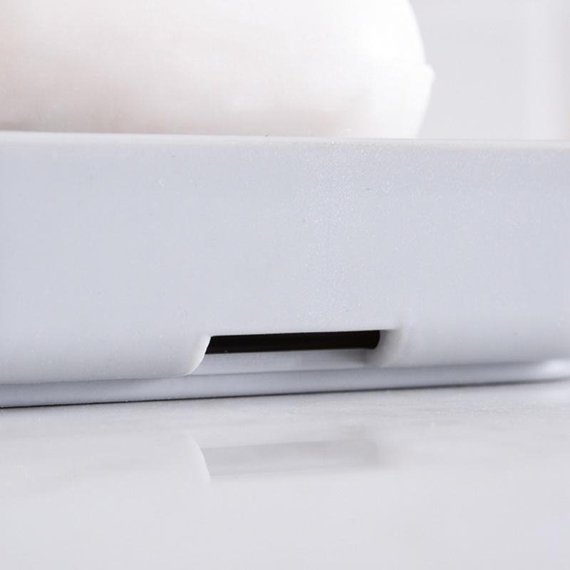 2PCS Soap Dish Plastic Soap Holder for Bathroom Shower Double Layer Draining Soap Dish Tray Easy to Clean Soap Case