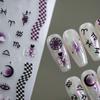 Nail Accessories Cartoon Animal Nail Decals Halloween Cartoon Nail Stickers  Girls