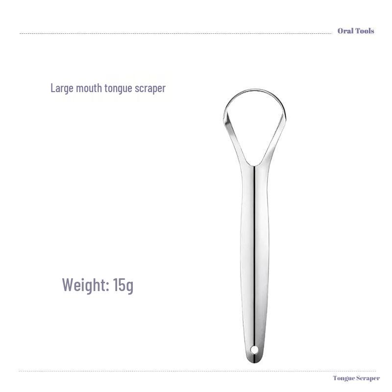 U-Shaped Stainless Steel Tongue Scraper and Coating Cleaner