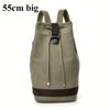 Fashion Canvas Sports Backpack Barrel Bag Travel Computer Backpack Men's Bag Leisure Travel School Bag Unisex