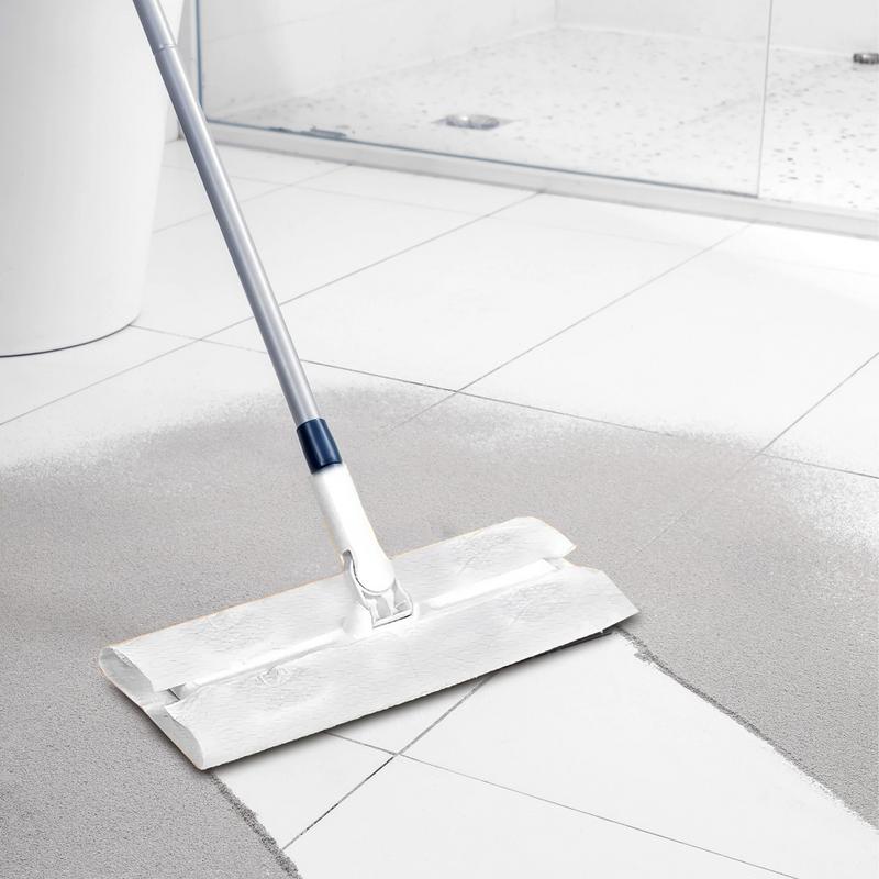 100X Portable Disposable Home Dust Removal Cloth Anti Static Mop Pad Disposable Mop Replacement Paper CN