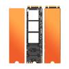 JEYI M.2 NVMe Copper Heat Sink with Thermal Pad and Rubber Straps for 2280 SSD Laptops Cooling Heatsink