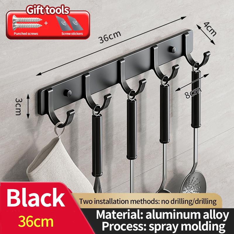 Bezděrovací dvířka za hákem Úložný prostor na zeď Věšák na šaty Háček na kabáty bez vrtání Věšák Ložnice Organizér Úložný prostor Kuchyně Acce