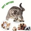 5Pcs Leopard Print Plush Catnip Balls Soft Interactive Toy Balls For Cats Dogs Self‑Play Relieve Boredom Improve Emotions