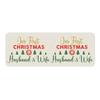 Christmas Kitchen Anti-slip Mat Carpet Flannel Doormat One-piece Set