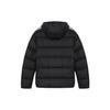 Adidas Fashionable Comfortable Soft Hooded Striped Down Jacket Men Outerwear Black JN7478