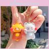 Jinnew Cartoon Animal Magnetic Keychain Set With Resin Material For Gift And Collection