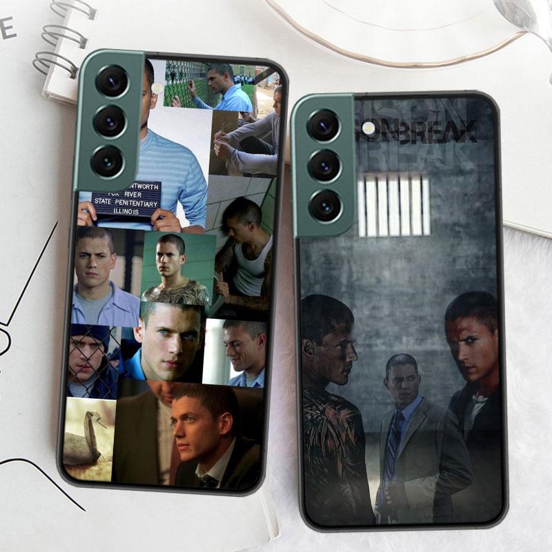 Prison Break TV Series Phone Case For Samsung Galaxy S22 S25 Ultra S21 S10 Plus S26 Edge S20 S23 S24 FE Cover Silicone Soft