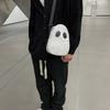 Adjustable Strap Ghost Crossbody Bag PU Leather Halloween Mini Bag Cute Shoulder Bag  Daily Use