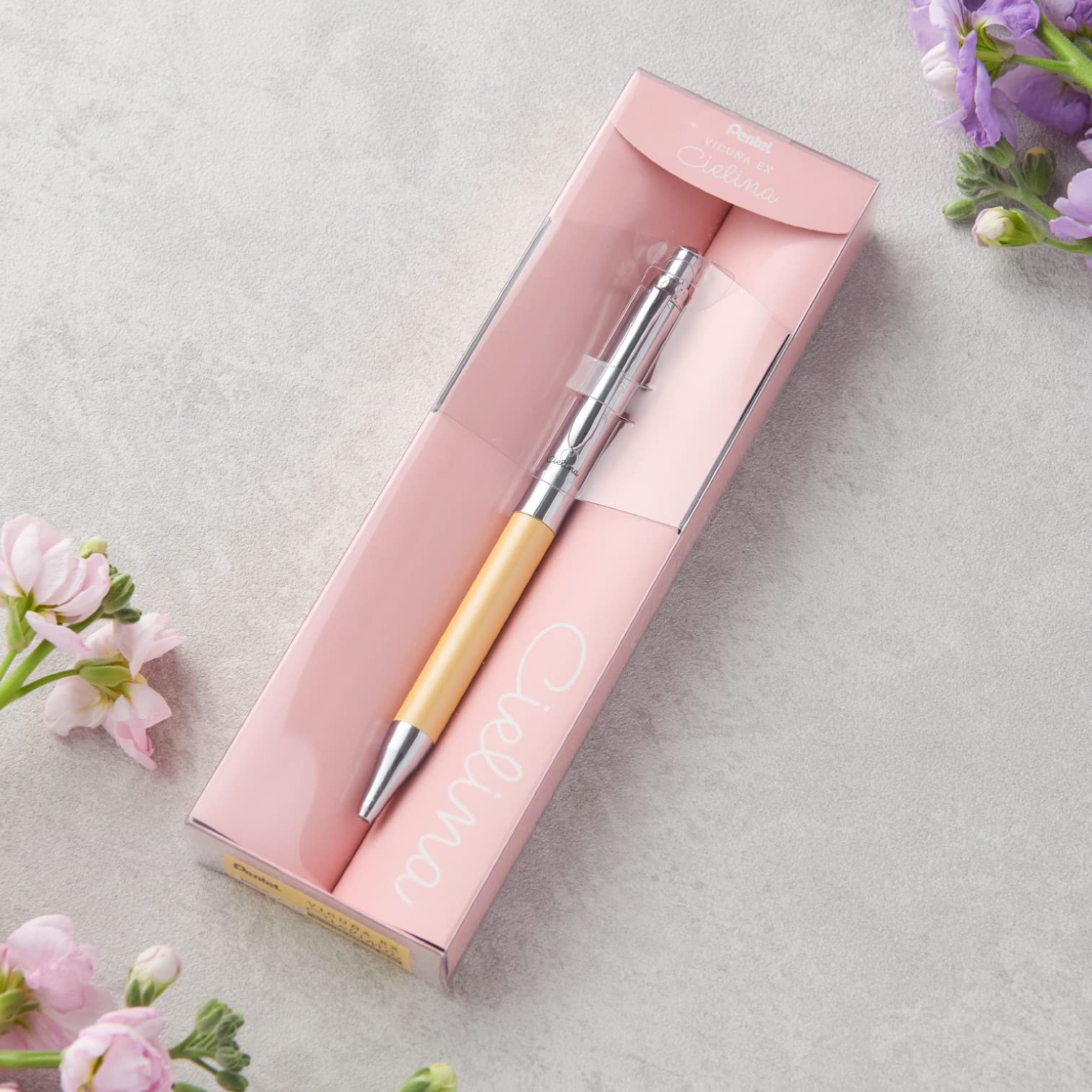 

Pentel Vicuna EX Cielina BX3005CG Шариковая Желтая 13 x 11 x 137мм 28г Масляная Ручка, 0.5мм, Корпус. Размеры / 0,5 мм /