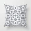 Gray Geometric Printing Sofa Cushion Cover Pillowcase Home Decor Party Car Bedding
