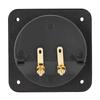 Speakers Terminal Box Shell 2 Copper Binding Post Wire Cable Connector Acoustic Components
