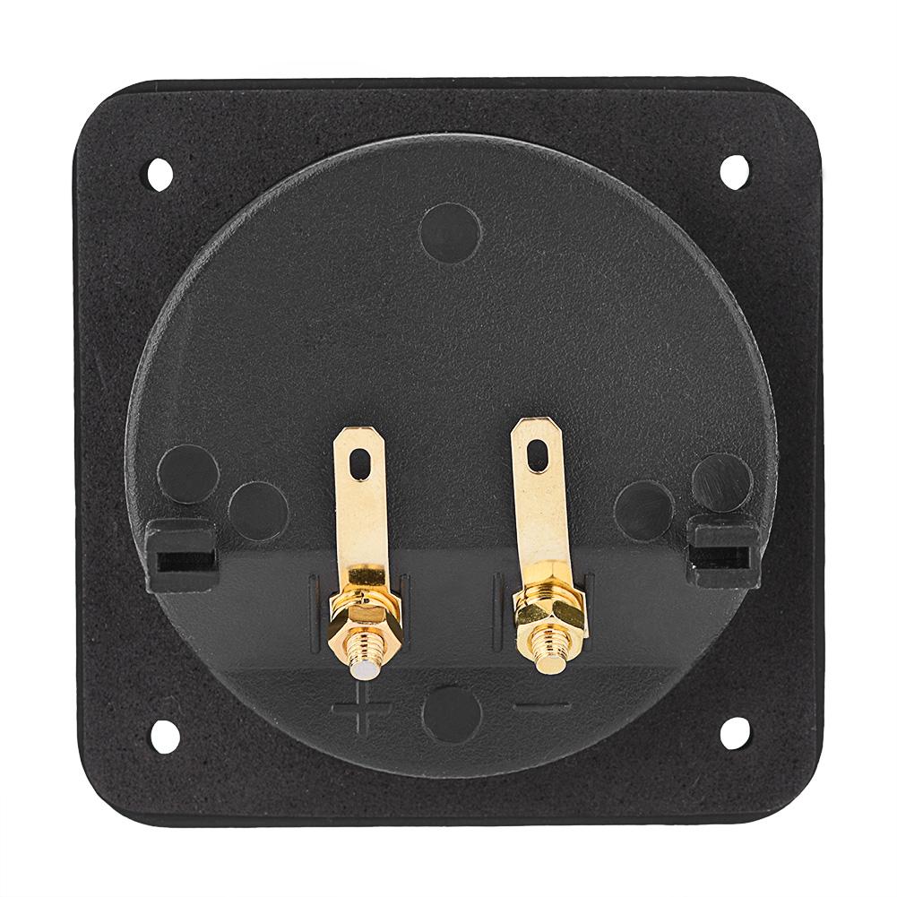 Speakers Terminal Box Shell 2 Copper Binding Post Wire Cable Connector Acoustic Components