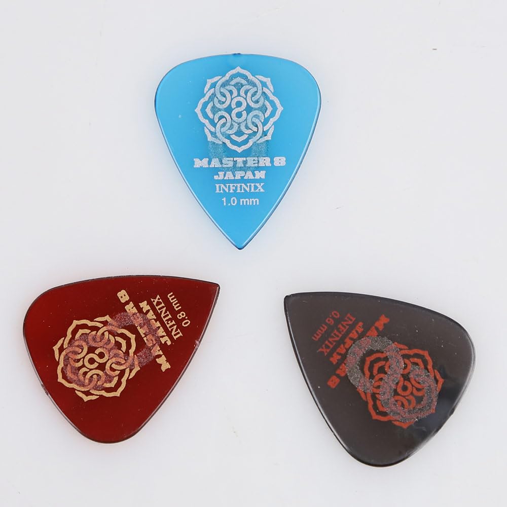 MASTER 8 JAPAN INFINIX JAZZ III XL TYPE HARDGRIP Picks X 10 IFS-JZ100 1.0mm