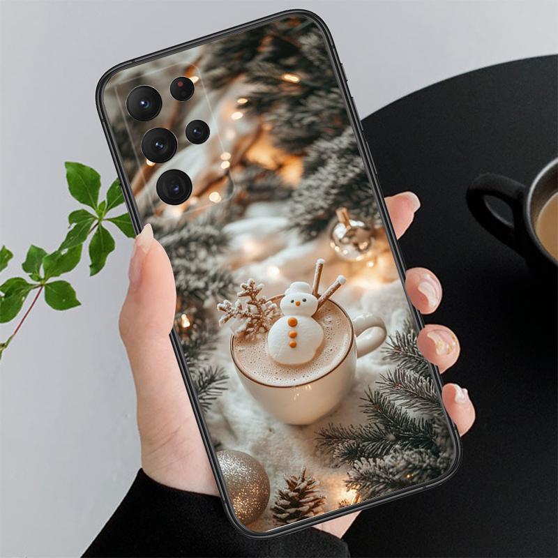 

Phone Case For Samsung A55 A16 A56 A36 A35 A15 A53 A54 A33 A34 A25 A05S A52 A52S A14 A26 A71 Christmas Cat Tree A15