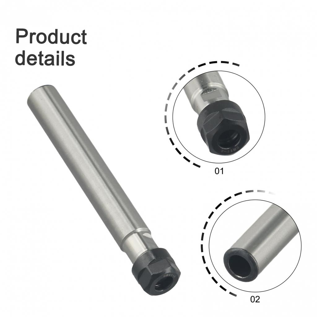 ER8A ER20A Straight Shank Extension Mini Collet Chuck for Precision Machining