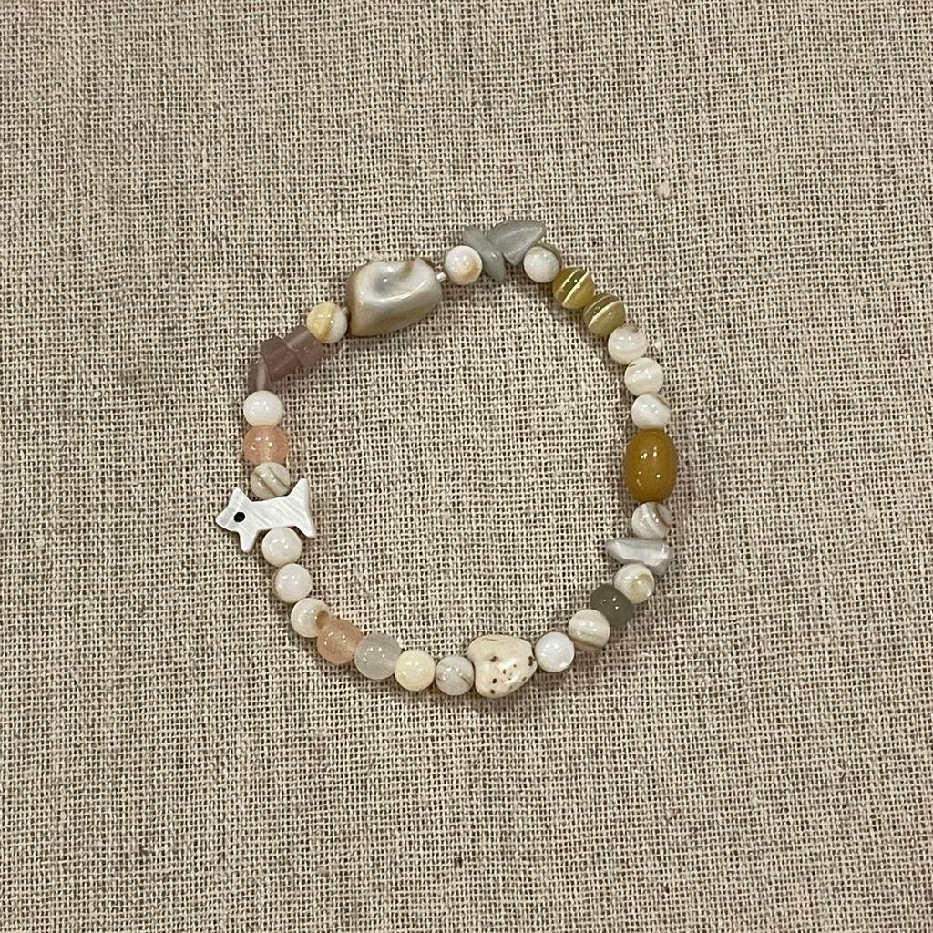 Macaron Color Series Little Elephant Ceramic Bracelet - 2023 Spring/Summer Sweet Style Versatile Jewelry
