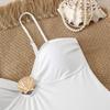 2026 European American Women's Strappy Sexy Slimming One-Piece Swimsuit Bikini.