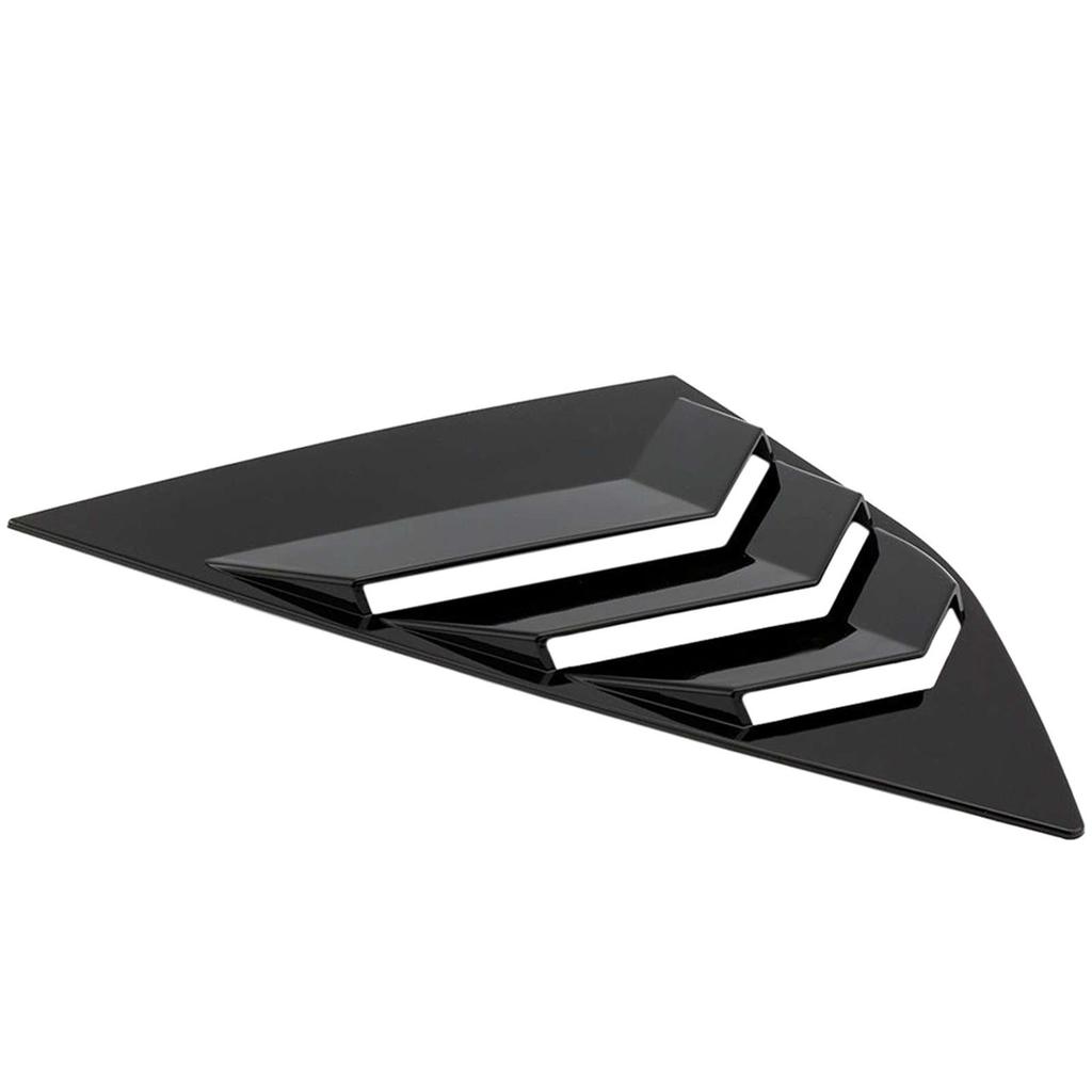 Rr Window Louve  Car Rr Window Blinds Side Tuyere Louve  Vent for    ST   MK3 Hatchback Carbon    