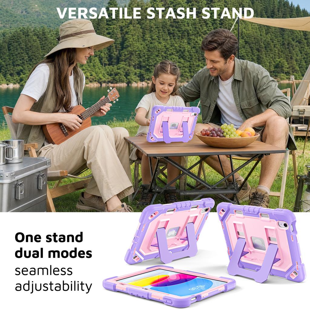 Tablet Case for IPad 10th 2022 11th 2025 with Pencil Slot 10th 11th Gen Stand Cases Cover Thick Heavy Duty 10.9 11 Inch