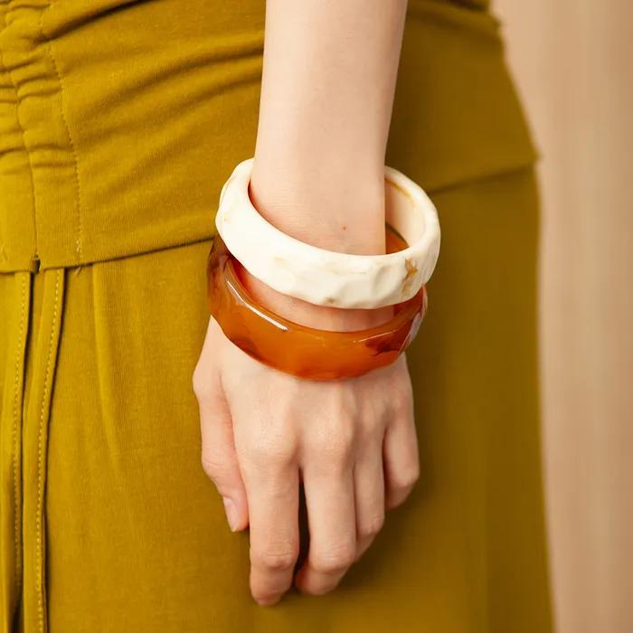 nature marble formica bangle (2color)