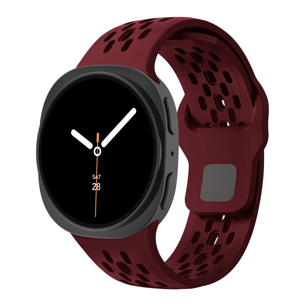 Rubber Strap for Samsung Galaxy Watch 8/8 Classic 46mm/44mm/40mm Breathable Sport Wrist Belt Bracelet Correa Galaxy Watch8 Band